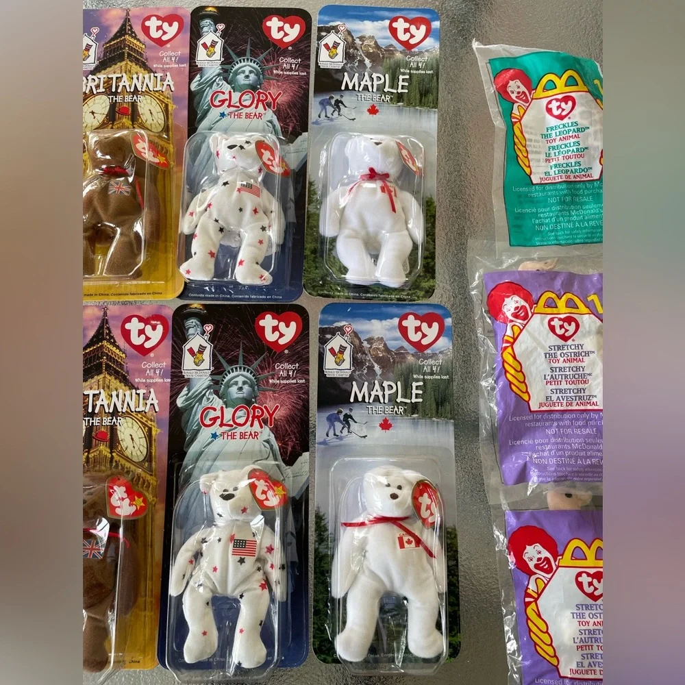 TY Beanie babies Mcdonalds International Bears Extremely RARE - Picture 10 of 13